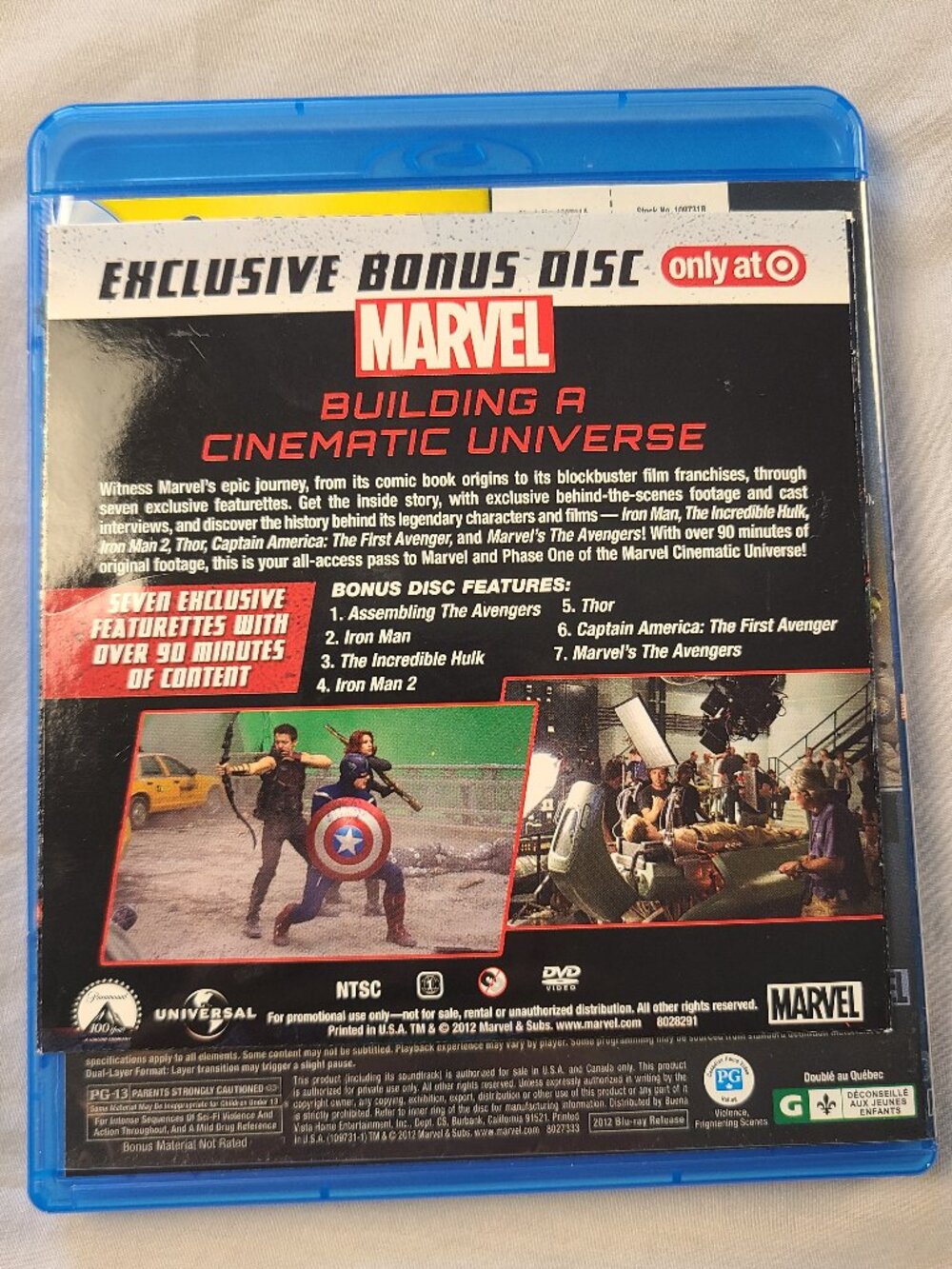 The Avengers Marvels DVD & Blu Ray Movie - Picture 2 of 7